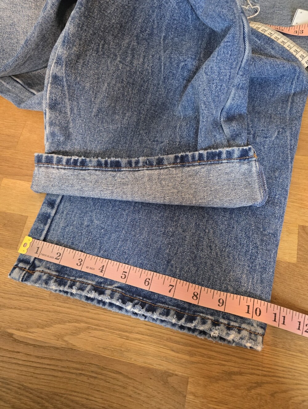 Billabong Aaliyah Baggy Denim Jean In Alda Blue 30 - Picture 14 of 14